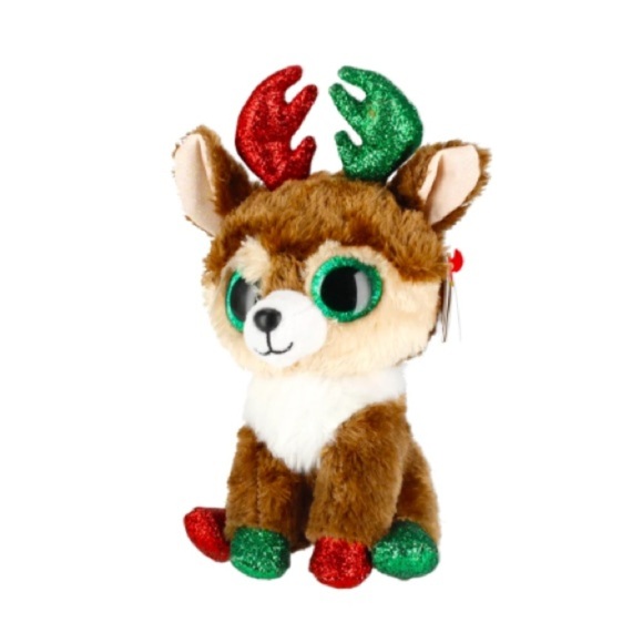 Nwt Ty Beanie Boos “Kinley” the reindeer - Picture 1 of 5